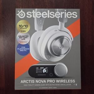 NWT SteelSeries Arctis Nova Pro Wireless Multi-System Gaming Headset-PS5,PS4, PC